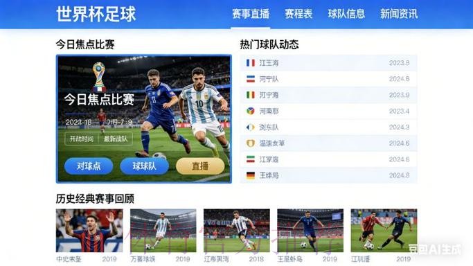 2026世界杯直播高清版赛事详情直播平台